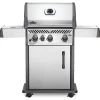 Napoleon Rogue 3 Burner Liquid Propane Grill Silver