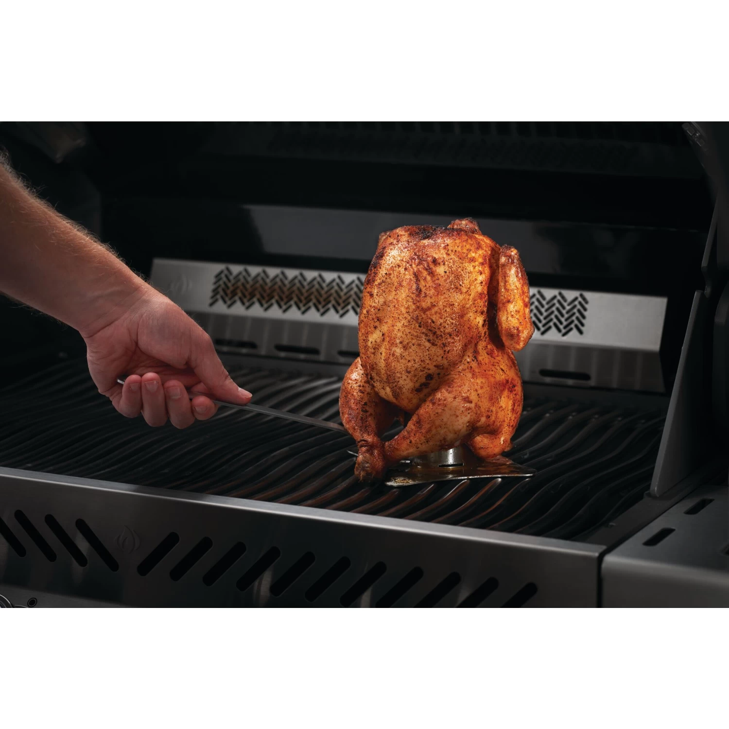 Napoleon Stainless Steel Chicken Roaster - Image 2