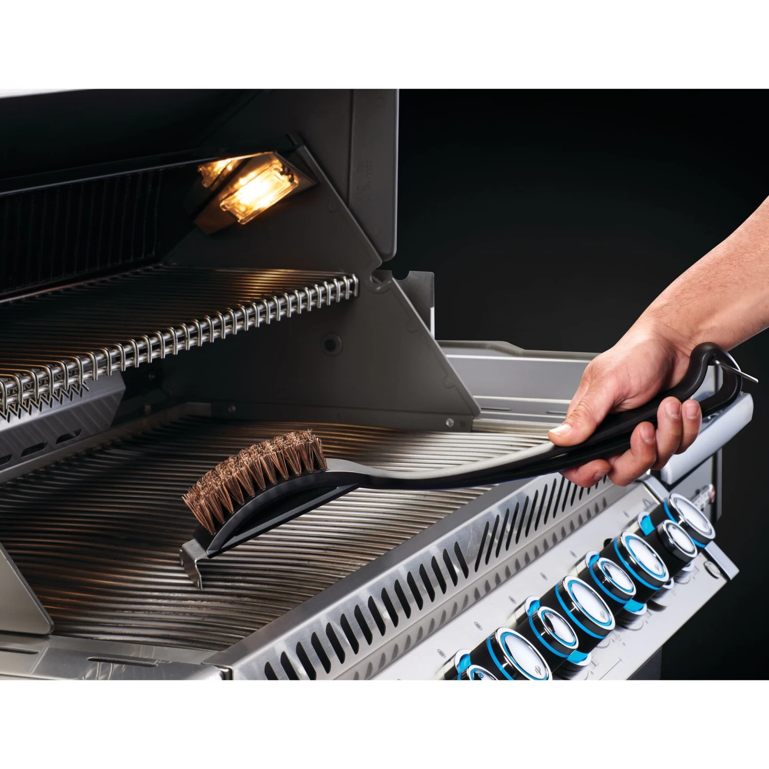 Napoleon Natural Fiber Grill Brush With Grid Scraper - Image 2