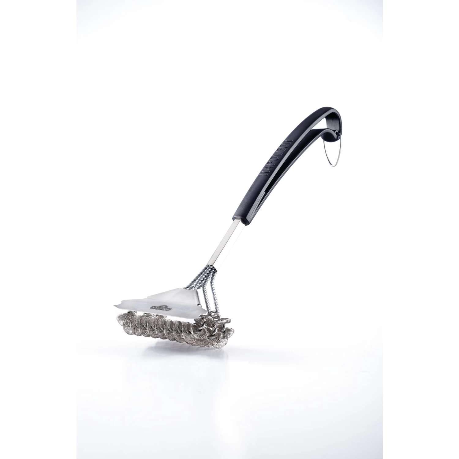 Napoleon Bristle-Free Triple-Row Grill Brush With Rolled Stainless Steel