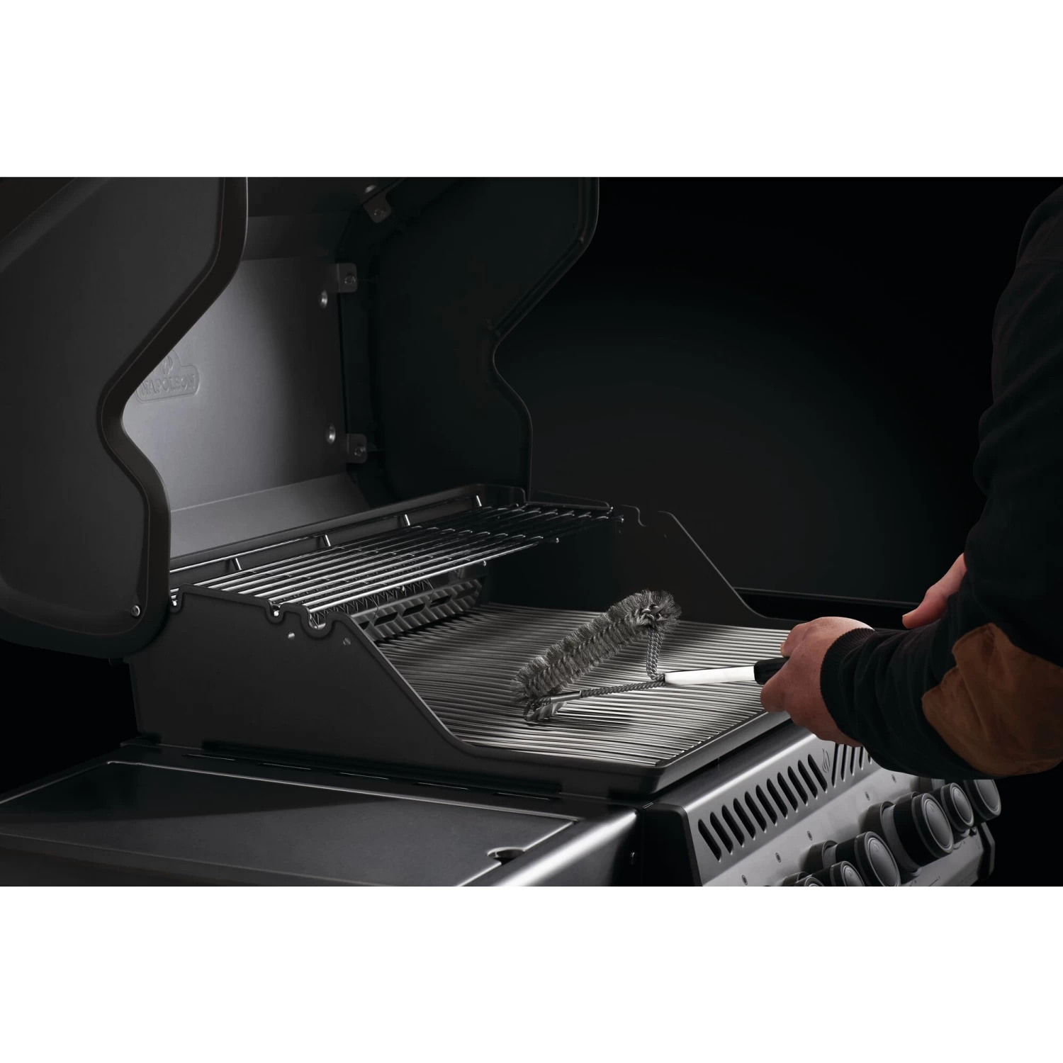 Napoleon Triple-Row Grill Brush With Stainless Steel Bristles - Image 2