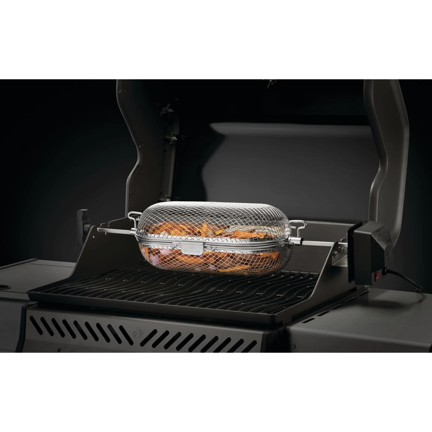 Napoleon Stainless Steel Rotisserie Grill Basket - Image 3