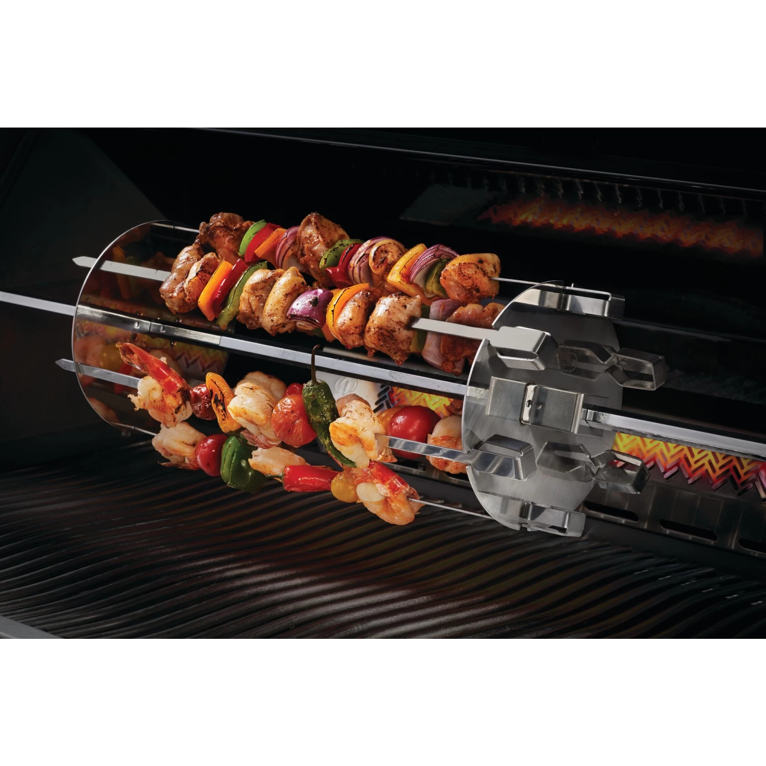Napoleon Stainless Steel Rotisserie Shish-Kebab Skewer Set - Image 2