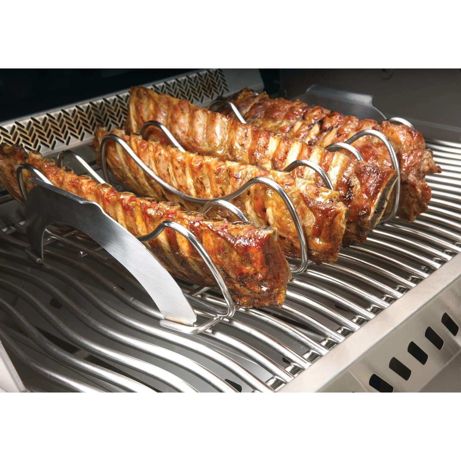 Napoleon PRO Stainless Steel Rib & Roasting Rack - Image 3