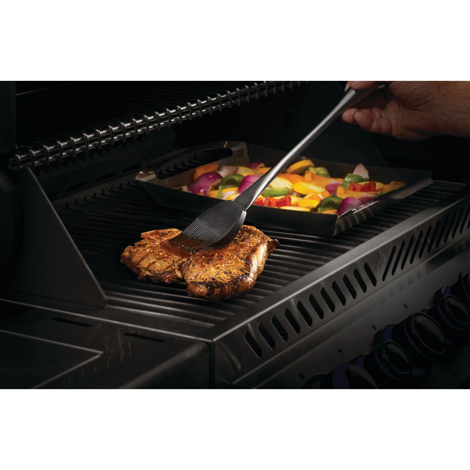 Napoleon PRO Stainless Steel 3-Piece BBQ Toolset - Image 2