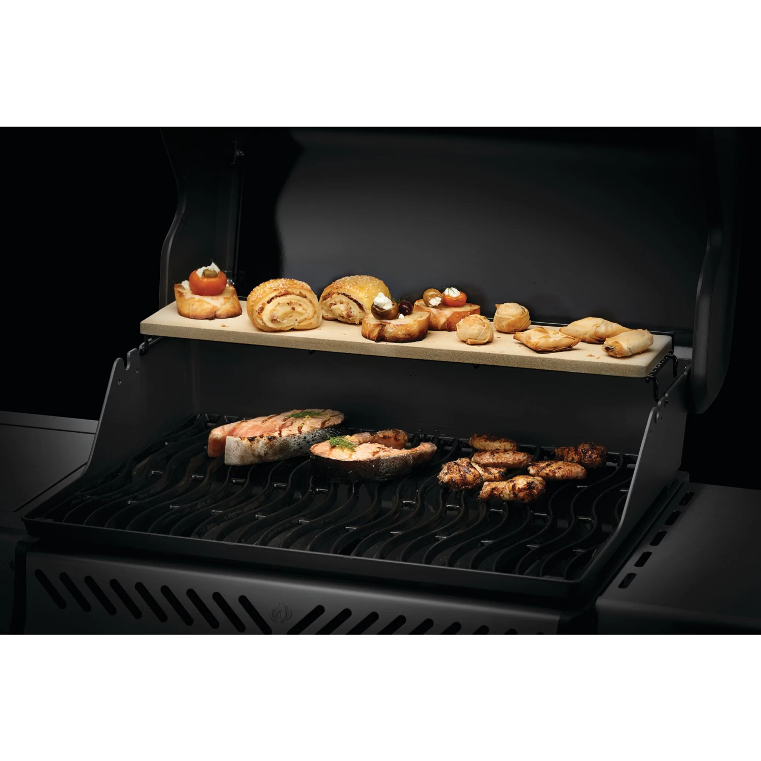 Napoleon Warming Rack Baking Stone For Rogue 425 Series Or Larger Grills - Image 2