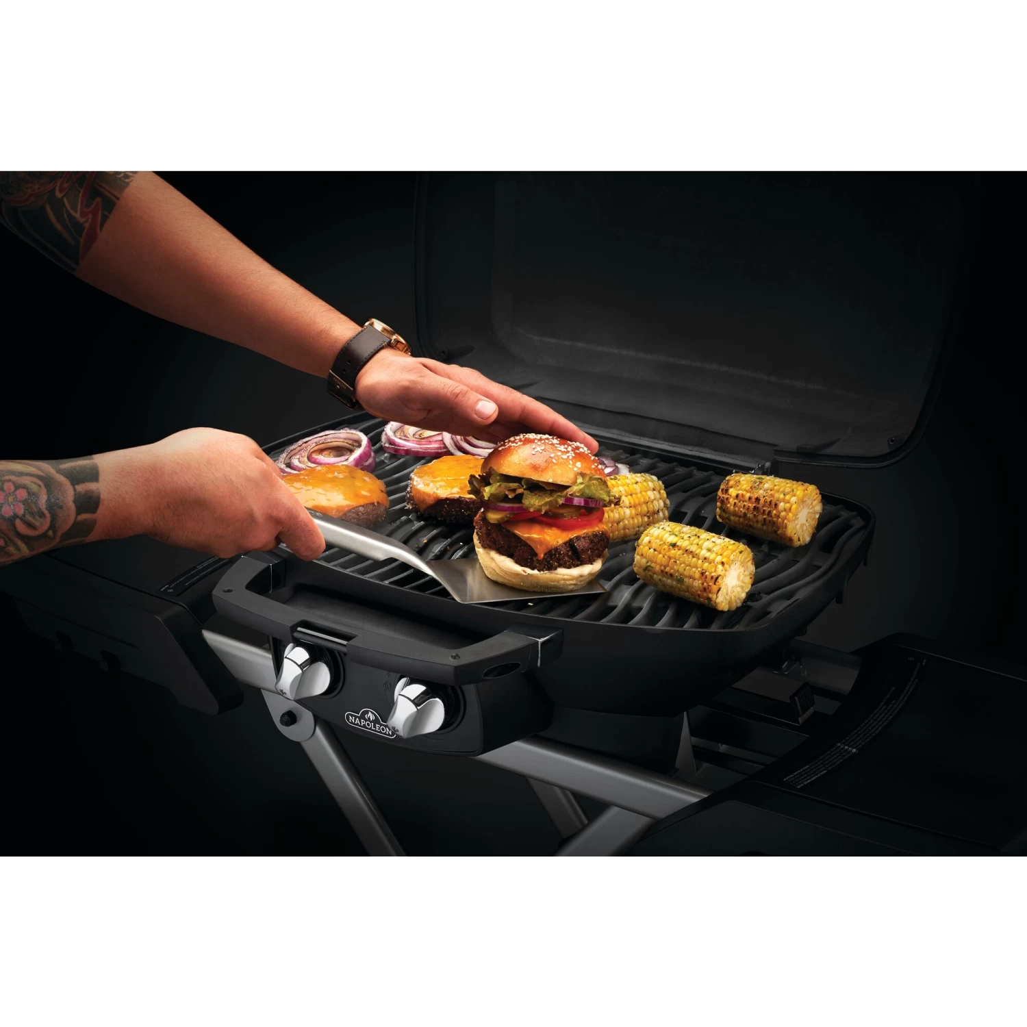 Napoleon TravelQ 3-Piece Stainless Steel BBQ Toolset - Image 5