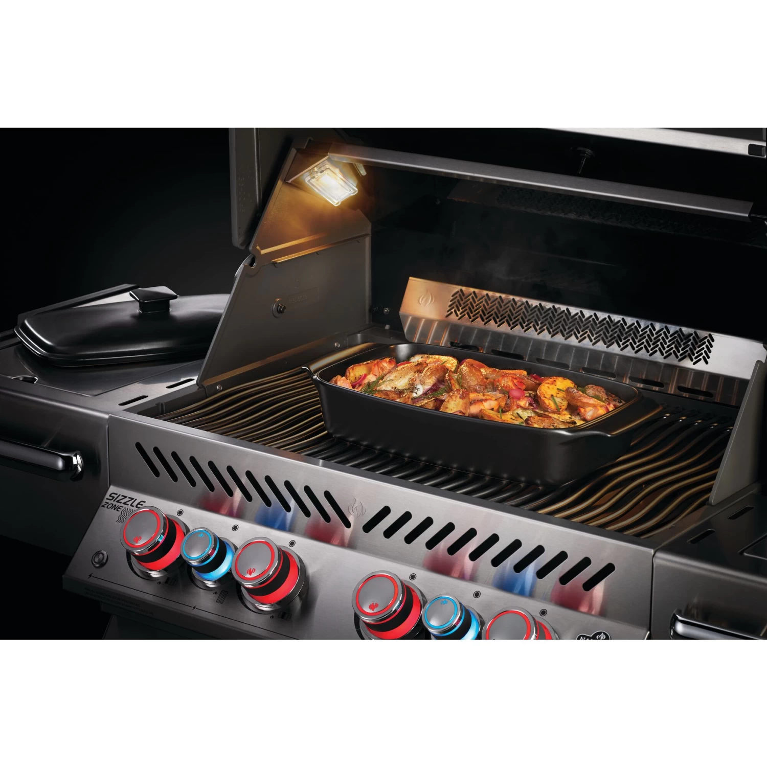 Napoleon Non-Stick Ceramic Casserole Dish With Lid - Image 3