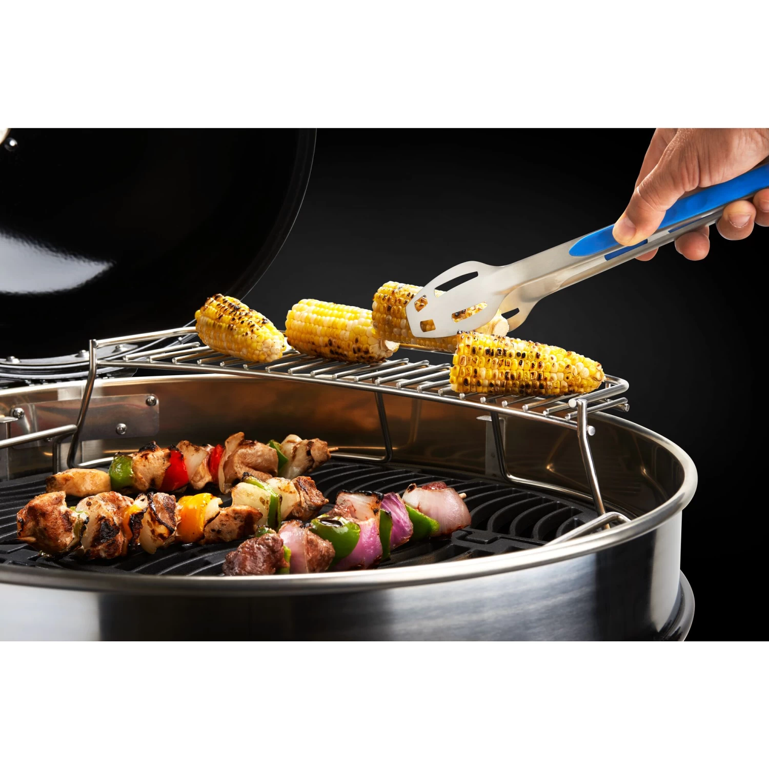 Napoleon Warming Rack For Charcoal Kettle Grills - Image 3