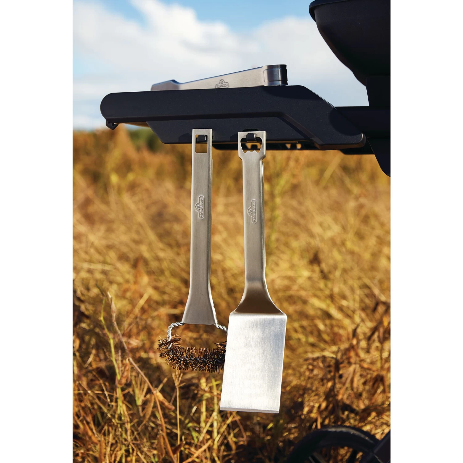 Napoleon TravelQ 3-Piece Stainless Steel BBQ Toolset - Image 7