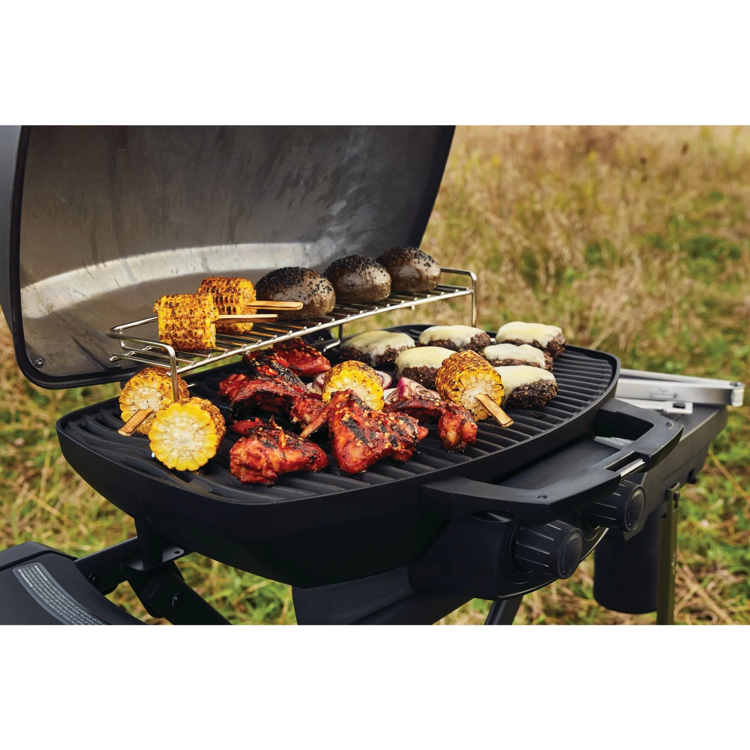 Napoleon Phantom TravelQ PRO 285 Portable Gas Grill With Scissor Cart - Image 10