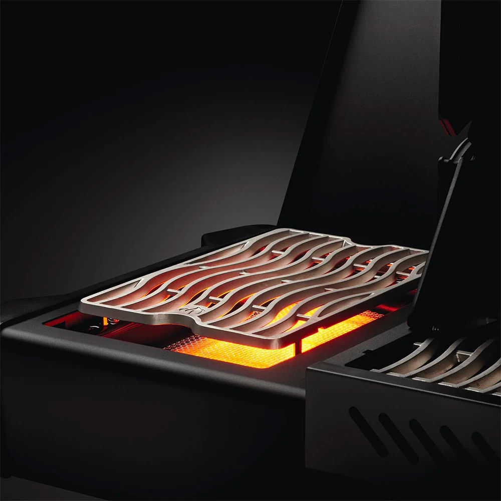 Napoleon Phantom Prestige 500 Natural Gas Grill With Infrared Rear Burner, Infrared Side Burner, & Rotisserie Kit - Matte Black - Image 10