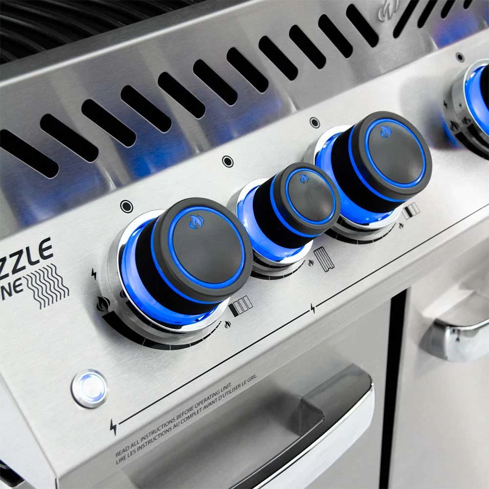 Napoleon Prestige 500 Natural Gas Grill With Infrared Rear Burner And Infrared Side Burner And Rotisserie Kit - Image 4