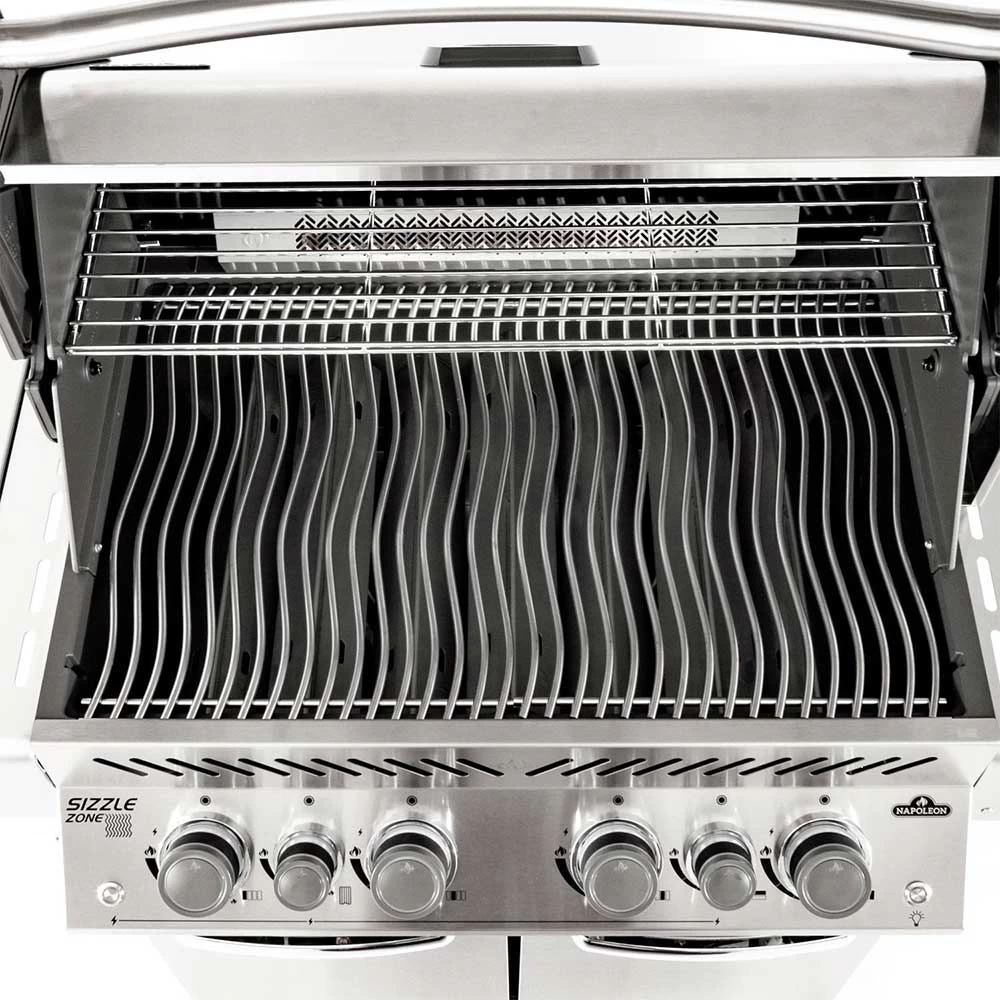 Napoleon Prestige 500 Natural Gas Grill With Infrared Rear Burner And Infrared Side Burner And Rotisserie Kit - Image 5