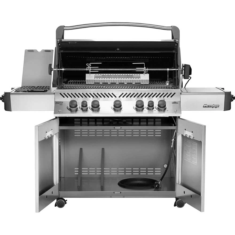 Napoleon Prestige 665 RSIB Natural Gas With Infrared Side & Rear Burners - Stainless Steel - Image 3