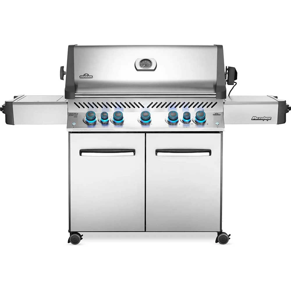 Napoleon Prestige 665 RSIB Natural Gas With Infrared Side & Rear Burners - Stainless Steel