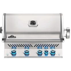 Napoleon Prestige PRO 500 Built-In Propane Gas Grill With Infrared Rear Burner And Rotisserie Kit