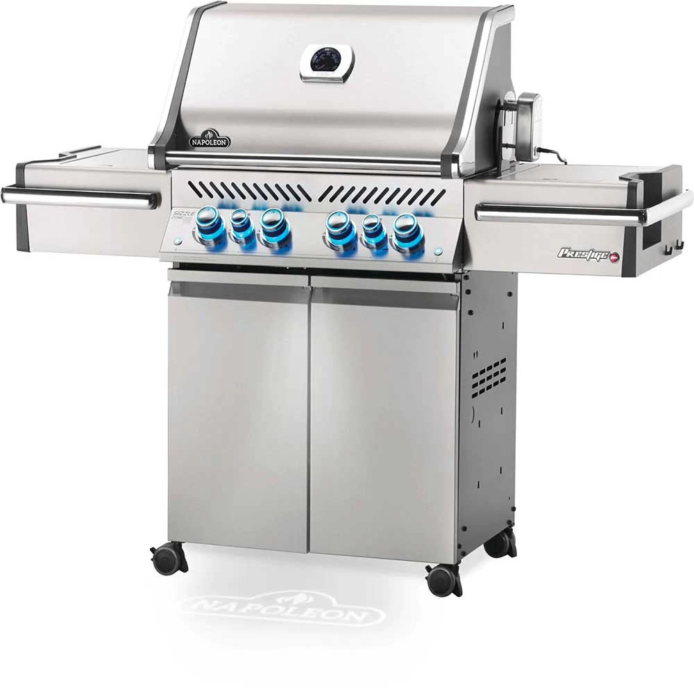 Napoleon Prestige PRO 500 RSIB Propane Gas With Infrared Rear & Side Burners - Stainless Steel - Image 2