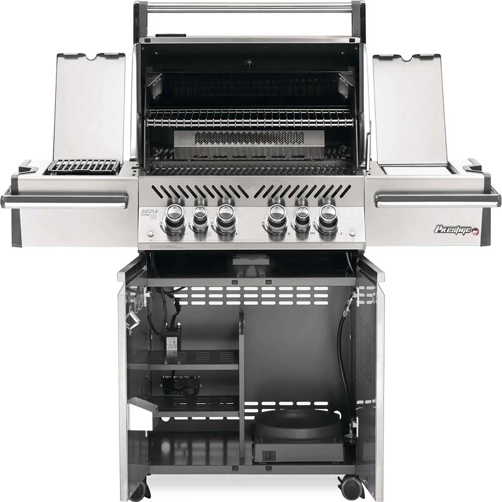 Napoleon Prestige PRO 500 RSIB Propane Gas With Infrared Rear & Side Burners - Stainless Steel - Image 3