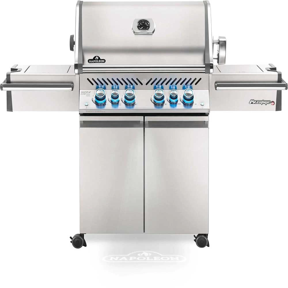 Napoleon Prestige PRO 500 RSIB Propane Gas With Infrared Rear & Side Burners - Stainless Steel