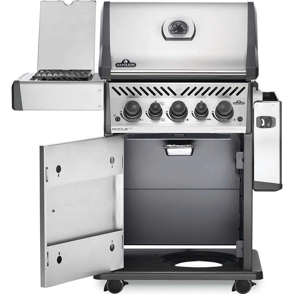 Napoleon Rogue SE 425 RSIB Propane Gas Grill With Infrared Rear & Side Burner - Stainless Steel - Image 7
