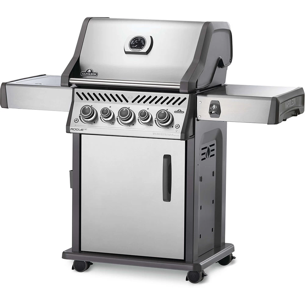 Napoleon Rogue SE 425 RSIB Propane Gas Grill With Infrared Rear & Side Burner - Stainless Steel - Image 8