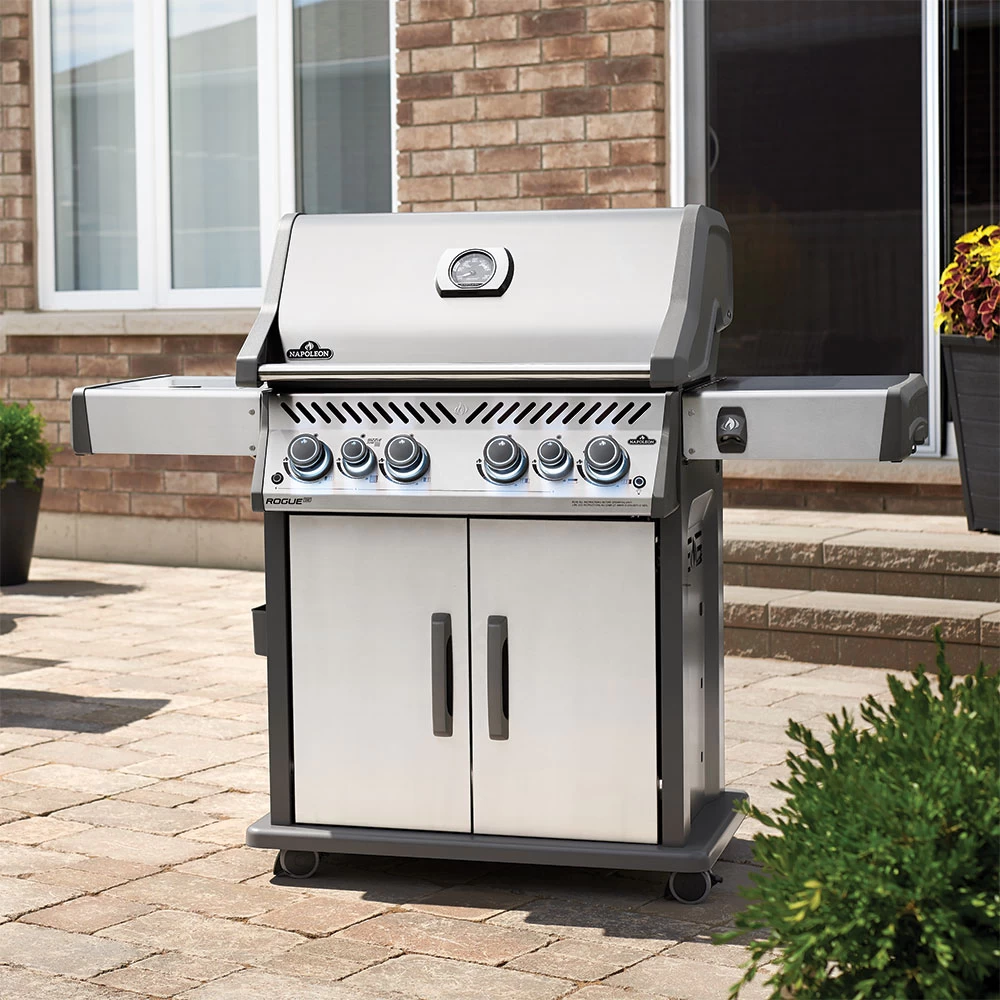 Napoleon Rogue SE 525 RSIB Propane Gas Grill With Infrared Rear & Side Burner - Stainless Steel - Image 2