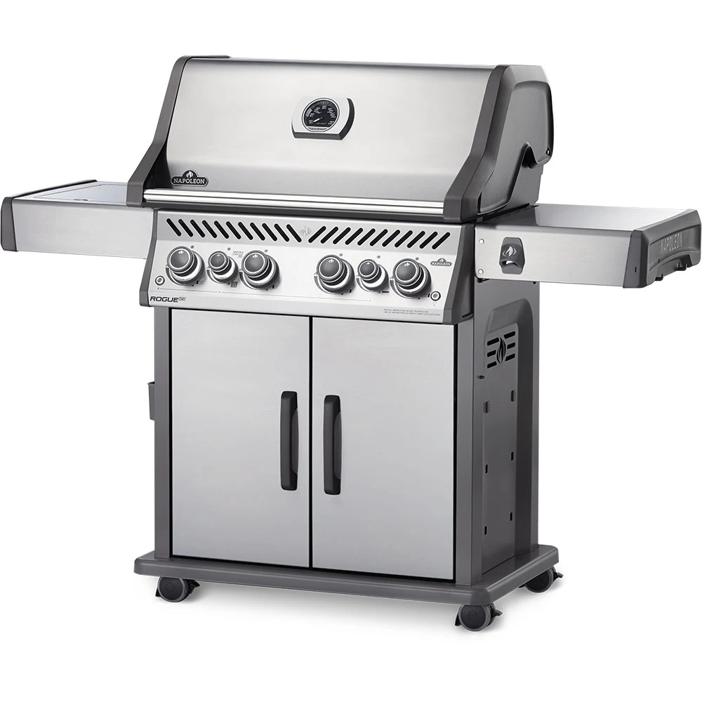 Napoleon Rogue SE 525 RSIB Propane Gas Grill With Infrared Rear & Side Burner - Stainless Steel - Image 7