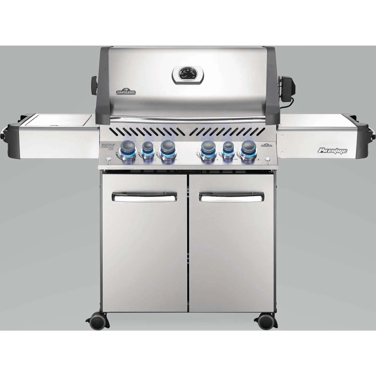 Napoleon Prestige 4 Burner Natural Gas Grill Silver