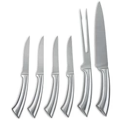 Napoleon Stainless Steel Silver Grilling Knife Set 6 Pc