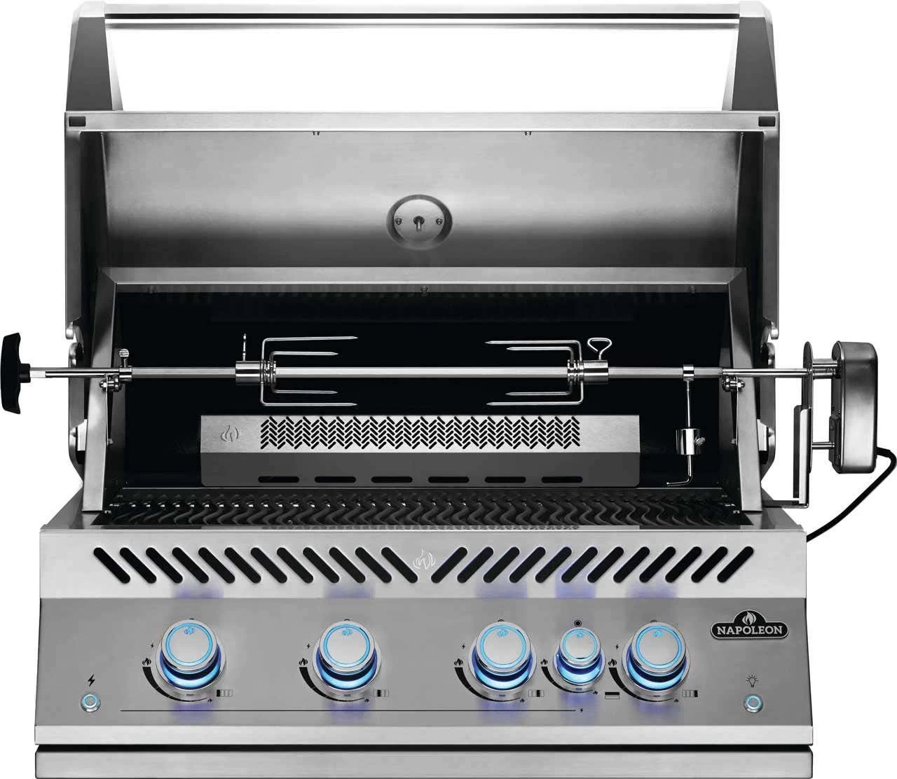 Napoleon Grills 32” 700 Built-In Gas Grill Head With Infrared Rear Rotisserie Burner - Image 2