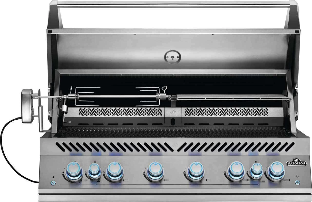 Napoleon Grills 44” 700 Built-In Gas Grill Head With Infrared Rear Rotisserie Burner - Image 4