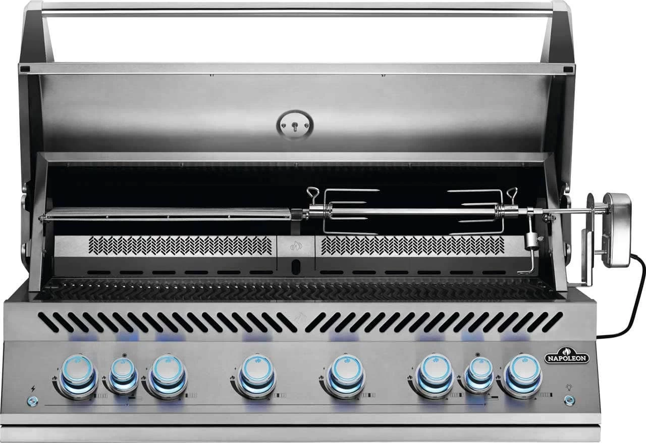 Napoleon Grills 44” 700 Built-In Gas Grill Head With Infrared Rear Rotisserie Burner - Image 5