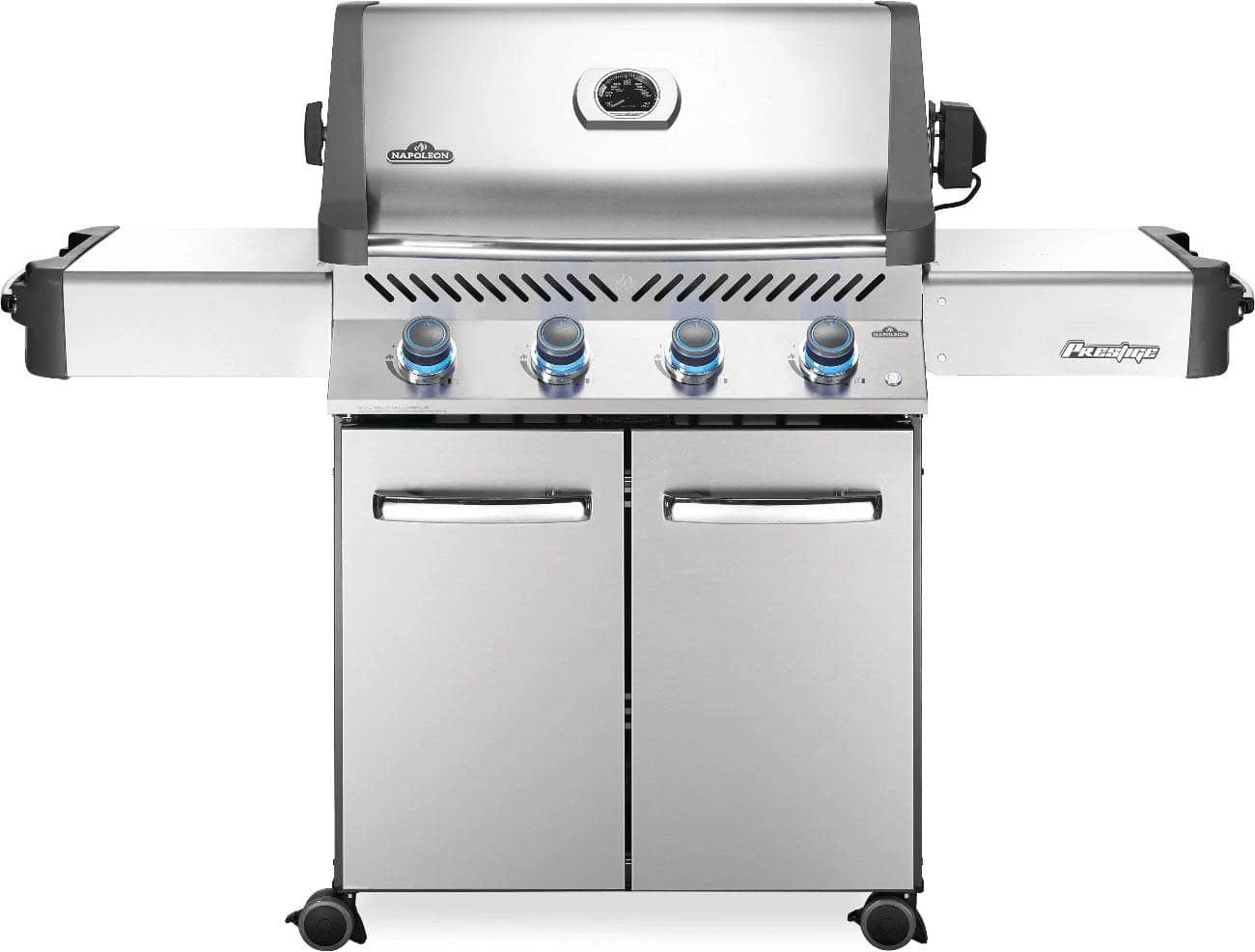 Napoleon Grills Prestige 500 Gas Grill On Cart, Stainless Steel
