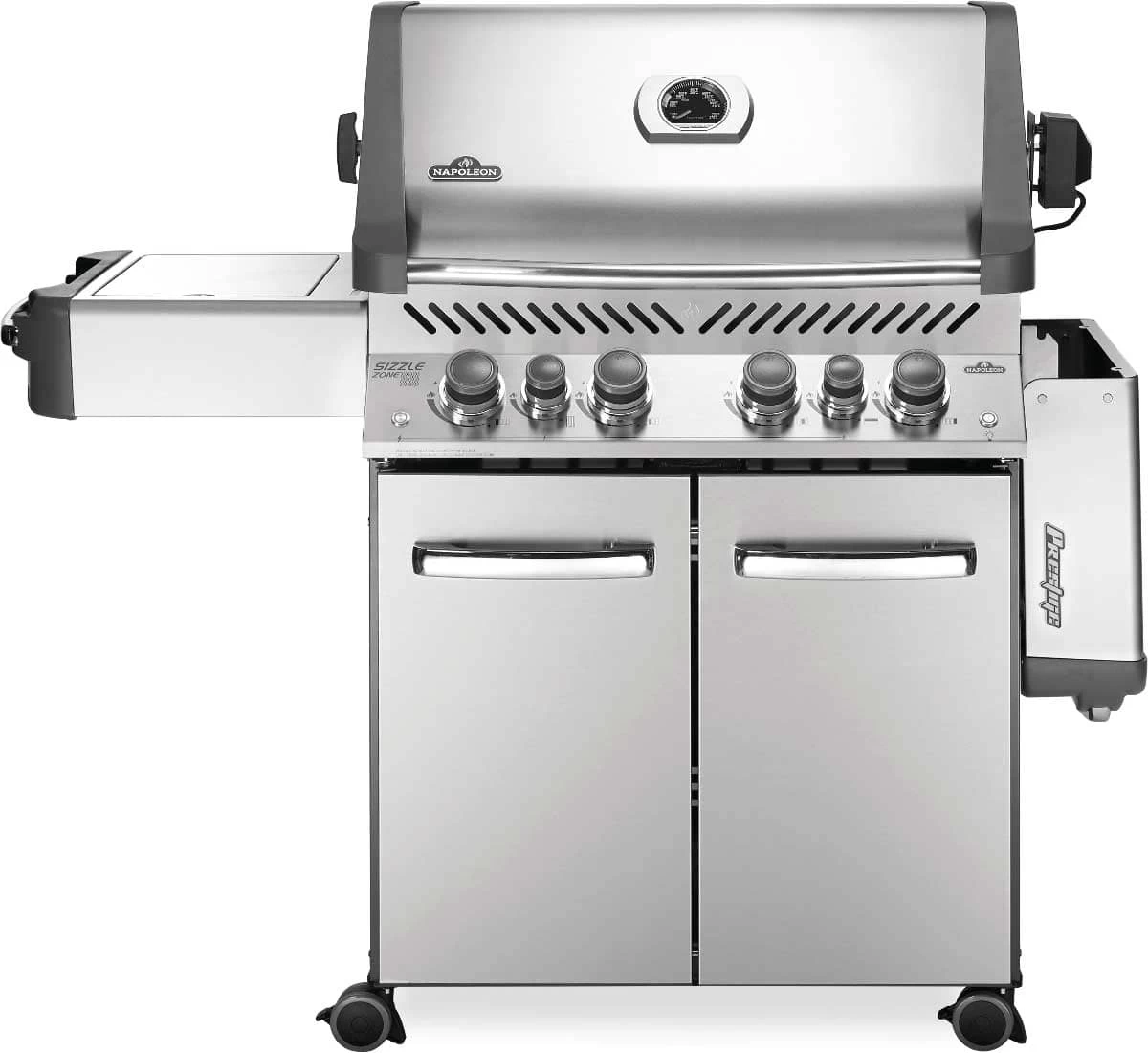 Napoleon Grills Prestige 500 Gas Grill With Infrared Side And Rear Burners, Stainless Steel - Image 2