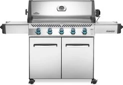 Napoleon Grills Prestige 665 Gas Grill On Cart, Stainless Steel