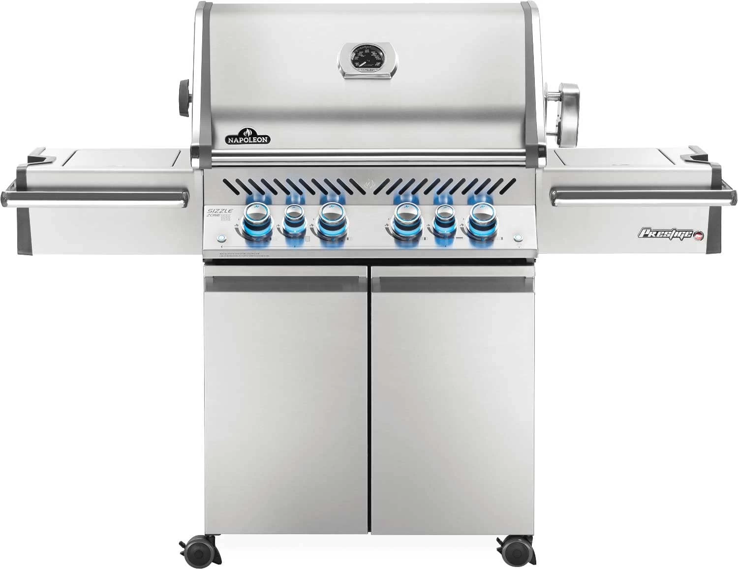 Napoleon Grills Prestige PRO 500 Gas Grill With Infrared Side And Rear Burners, Stainless Steel