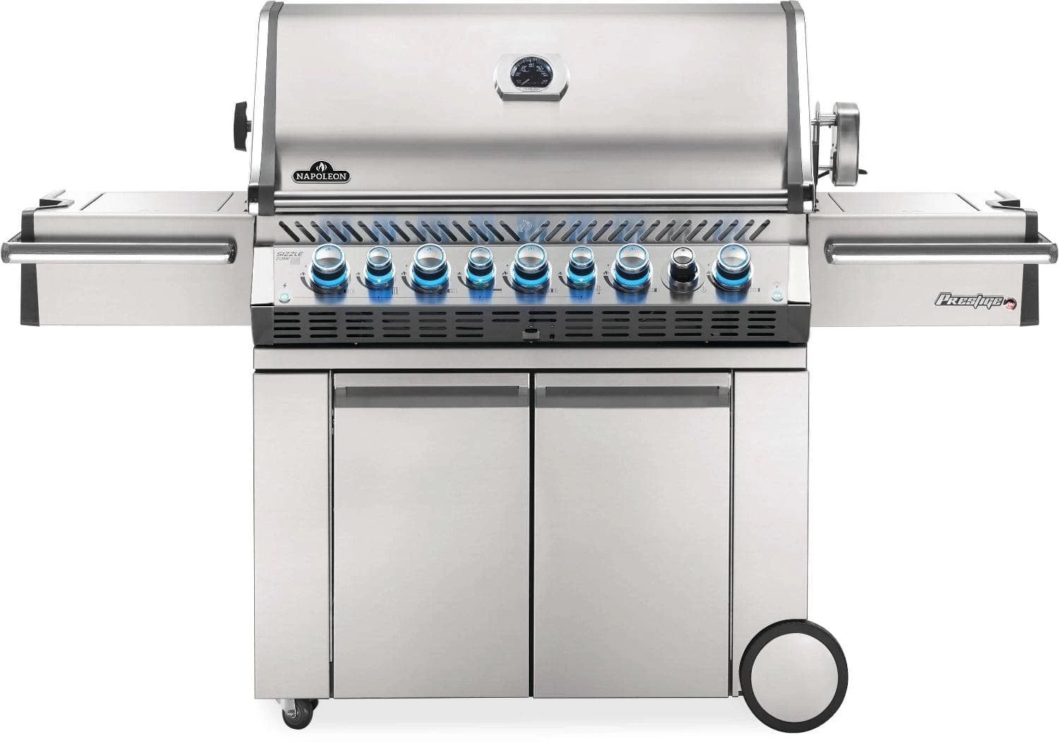 Napoleon Grills Prestige PRO 665 Gas Grill With Infrared Side And Rear Burners, Stainless Steel