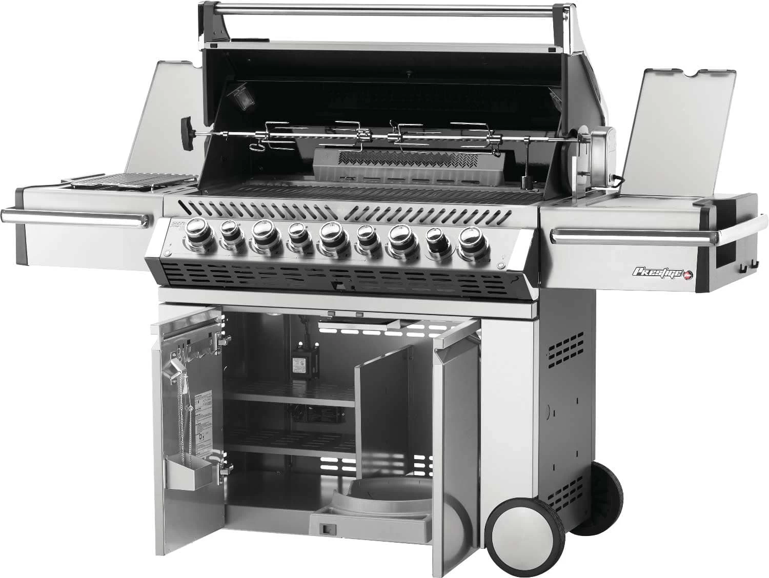 Napoleon Grills Prestige PRO 665 Gas Grill With Infrared Side And Rear Burners, Stainless Steel - Image 3