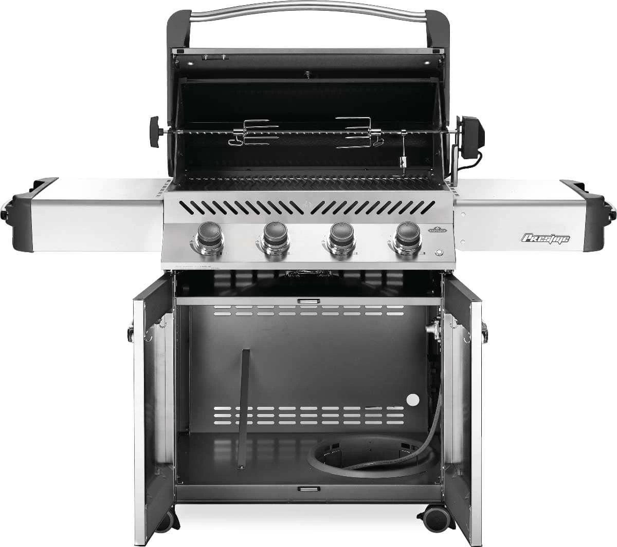 Napoleon Grills Prestige 500 Gas Grill On Cart, Stainless Steel - Image 4